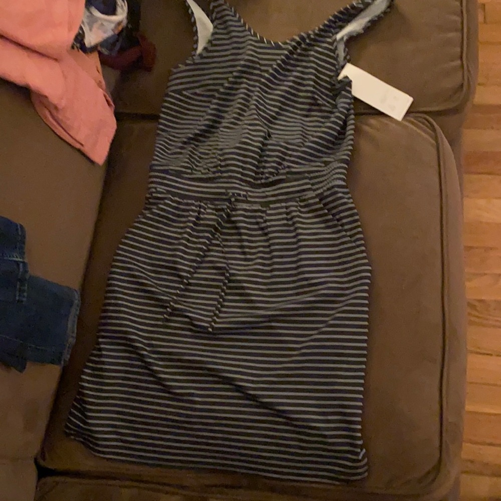 black and white striped